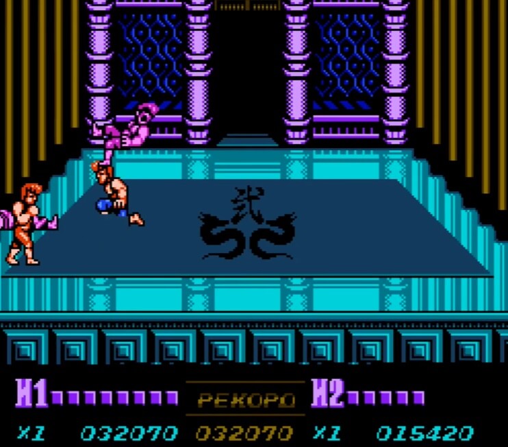 Double Dragon II The Revenge - геймплей игры Dendy\NES